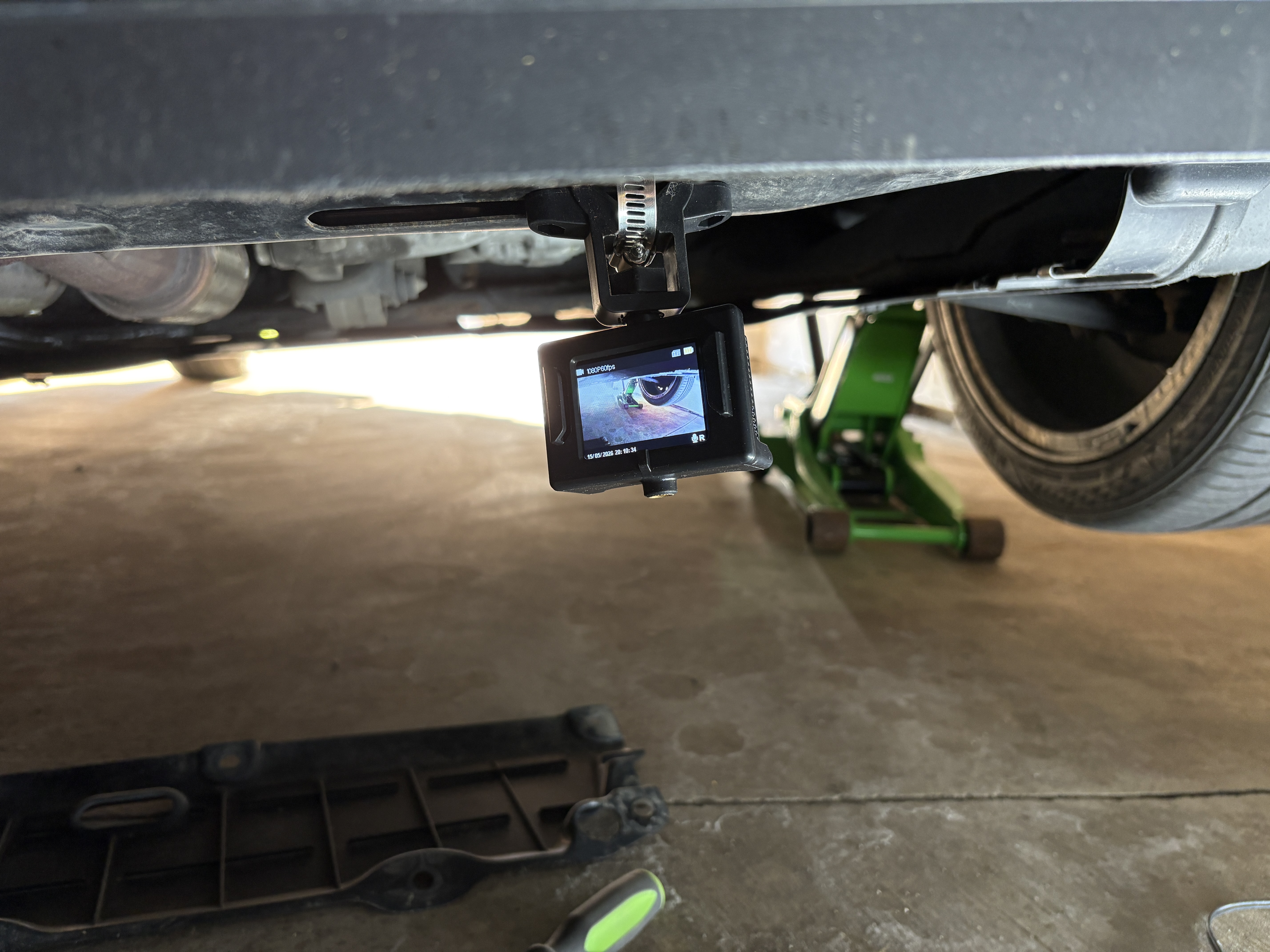 GoPro Under Car Setup